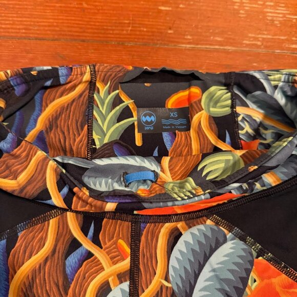 RARE Janji 7" Women's Pace Short Naturaleza Jungle Print, XS - Picture 3 of 4